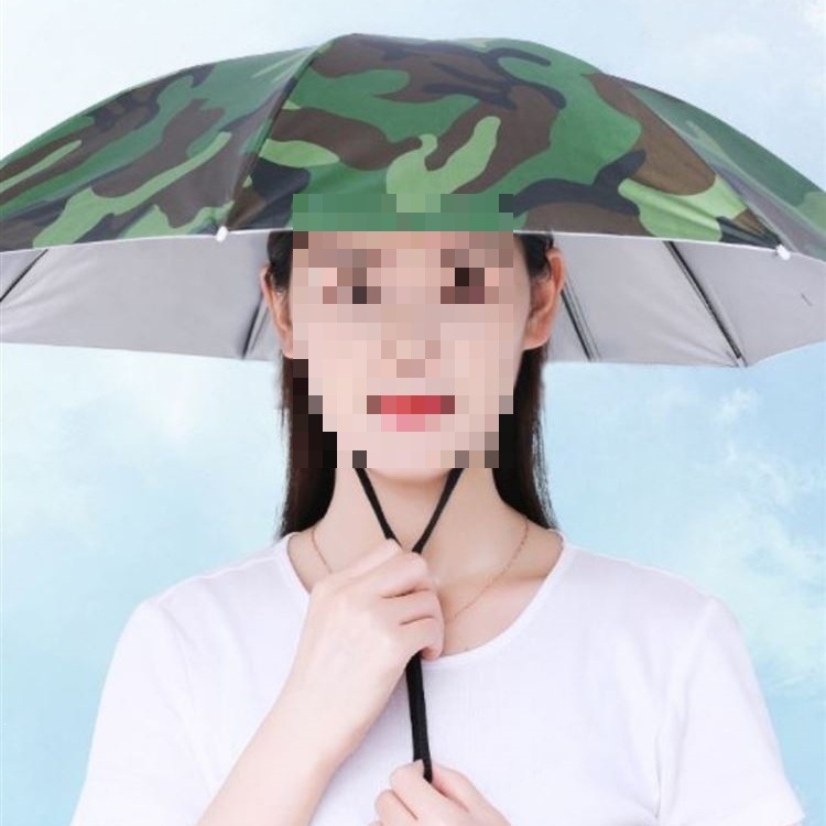 Head-mounted umbrella hat, head-mounted sunshade, sun protection, fishing rainproof hat, umbrella hat, cape, helmet umbrella