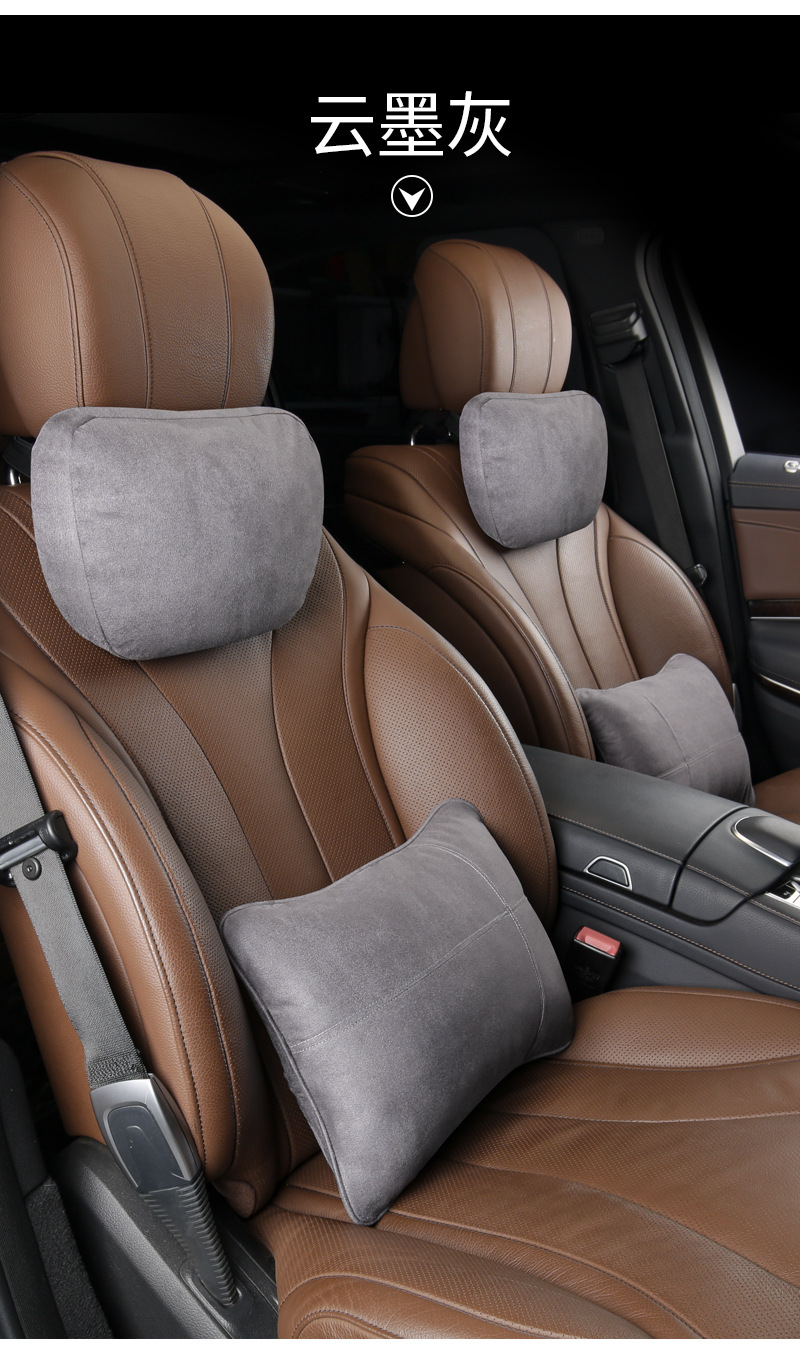 Car Headrest Lumbar Cushion Memory Foam Car Cushion Lumbar Back Cushion Lumbar Pillow Back Cushion Car Neck Pillow Cushion