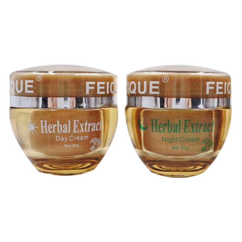 Comercio exterior Flying Bird cara crema brillo blanco decoloración impresión brillo blanco color de la piel decoloración melanina crema dos en uno