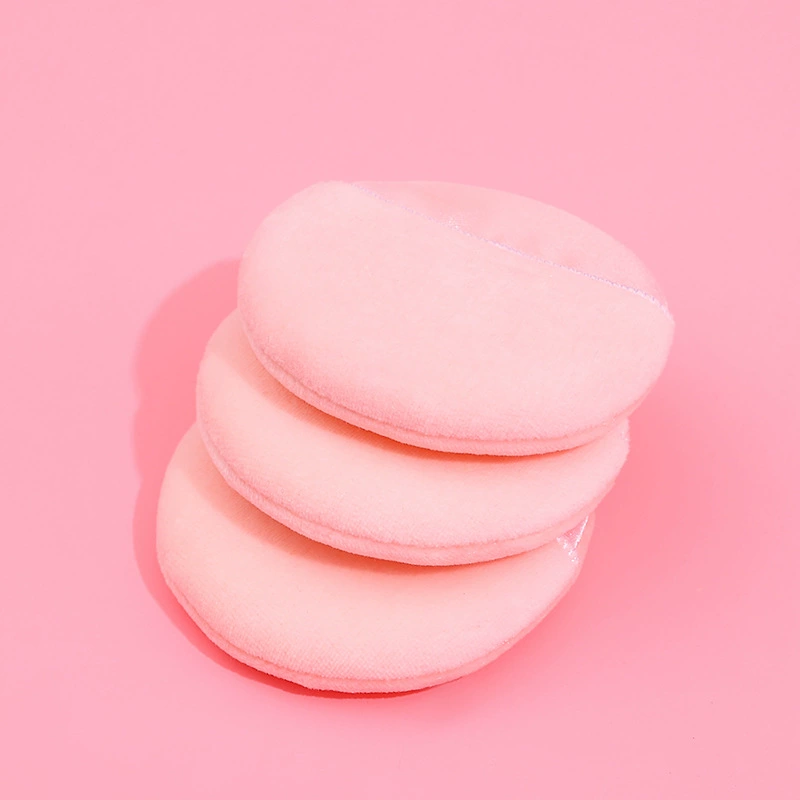 Powder, sponge, big gloves