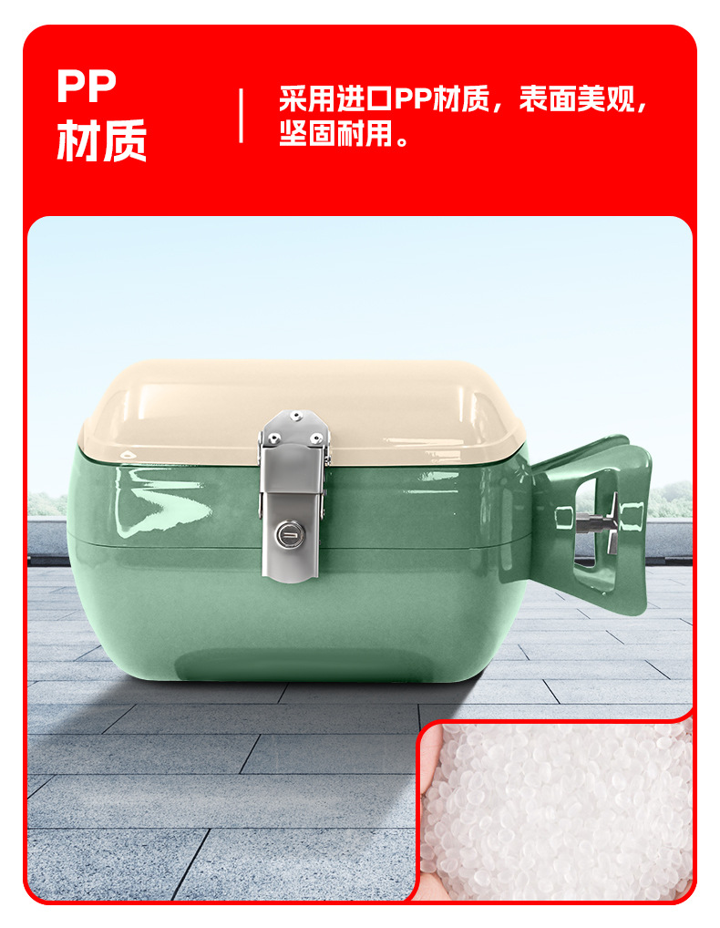 Suitable for Stone ape Victoria Honda 125 net red gas tank tail box electric motorcycle trunk