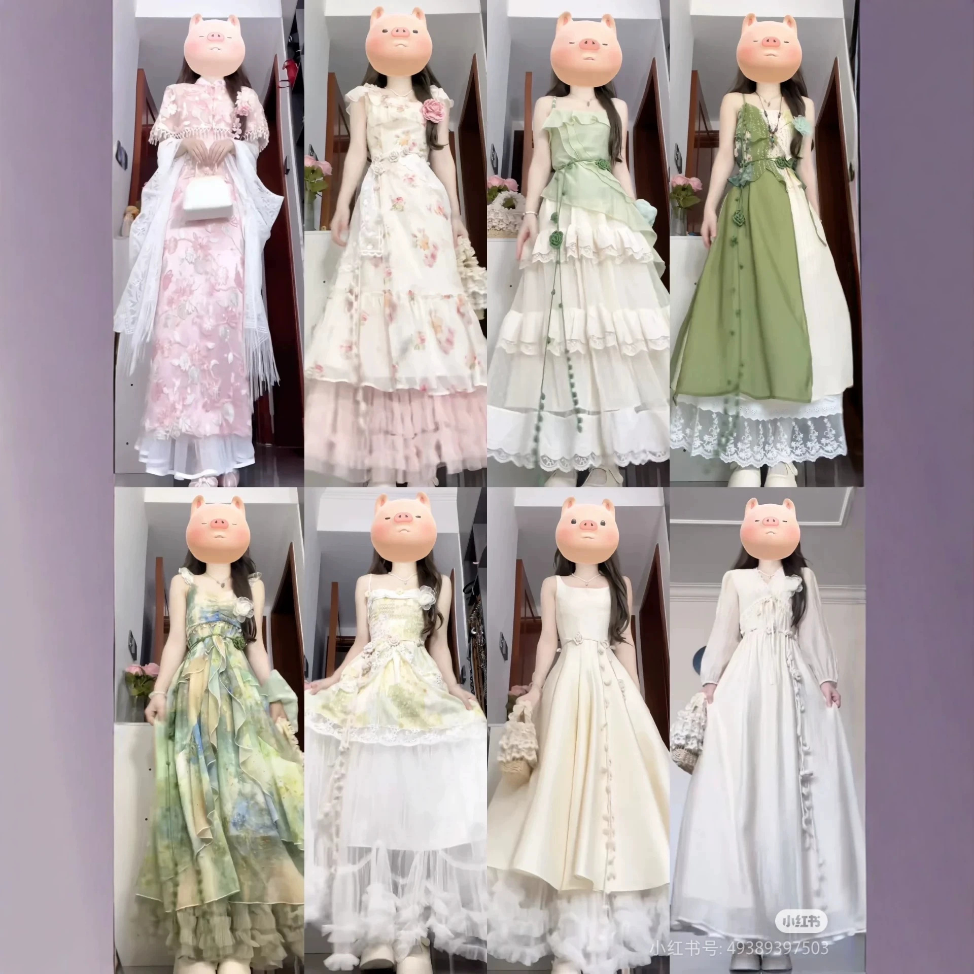 2025 Summer New Style Women's Fairy Dress Sweet and Spicy Spaghetti Strap Dress Light Color High-End Wholesale Supply