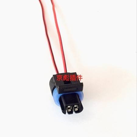 解放J6水温感应塞传感器插头J6冷却液温度传感器插座康明斯水温