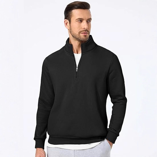 Y2K Fashion Sweatshirt Casual Men's and Women's Wide Quarter Stand Collar Zipper Hoodie Y2K Fashion Sweatshirt Casual Men's and Women's Wide Quarter Stand Collar Zipper Hoodie