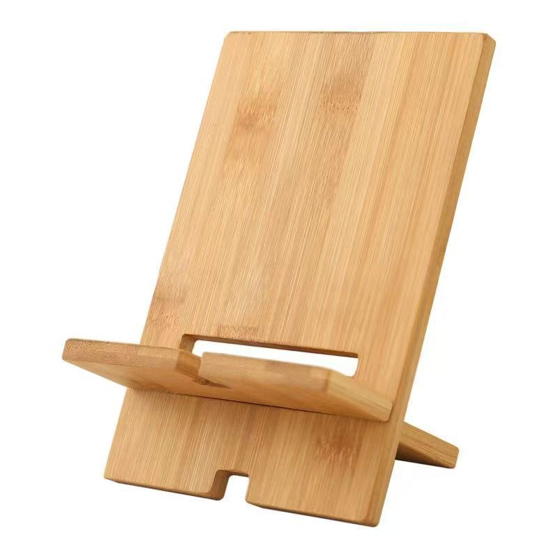 in stock Wooden Mobile Phone Bracket Mobile Phone Base Charging Bracket Tablet Multifunctional Bracket Storage Rack Lazy Stand