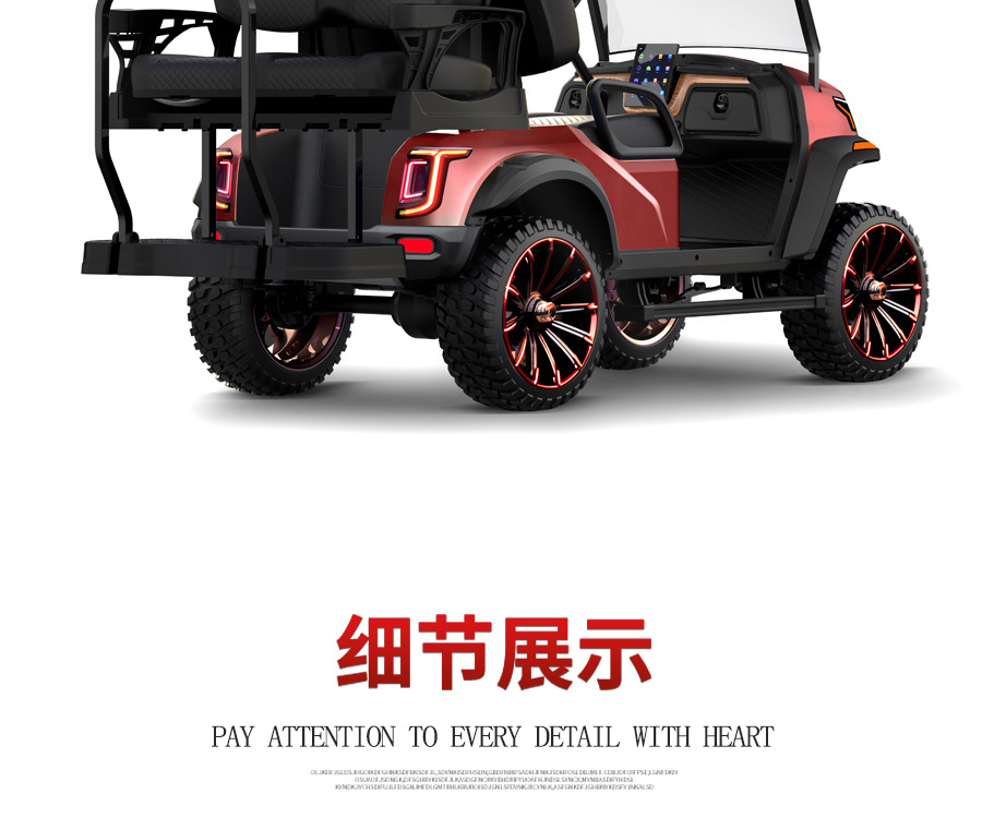 Electric Golf Cart for Hotels and Guesthouses, Shuttle Bus, Export 8-Seater Electric Golf Cart