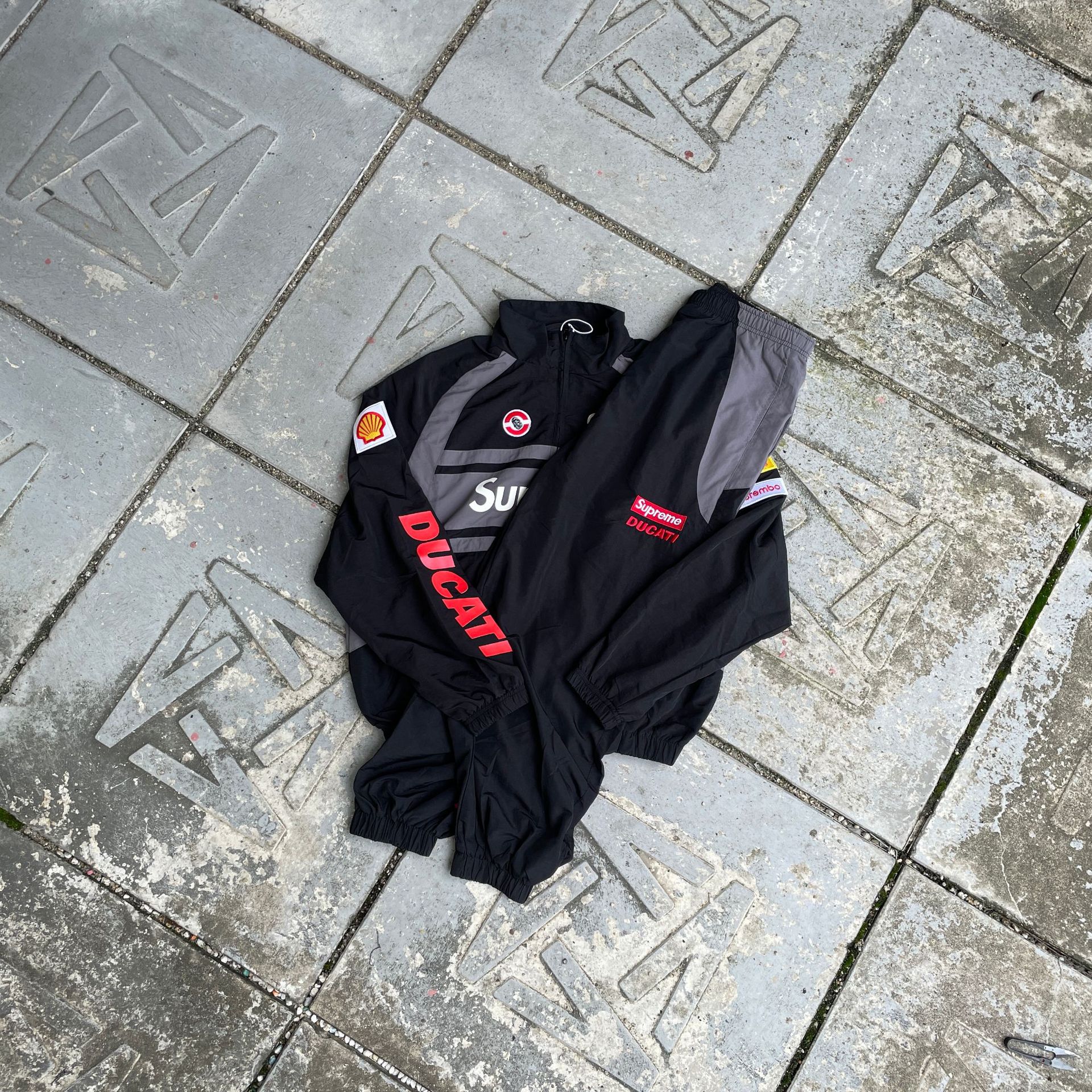 Supreme Ducati Tracksuit Set 2-Piece Black