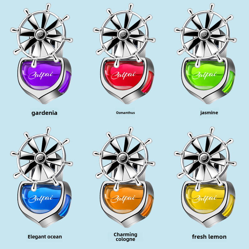 Perfume para coche con salida de aire para coche, nuevo timonel, aromaterapia, accesorios creativos para coche, perfume Yifan con salida de aire suave_voghion.com
