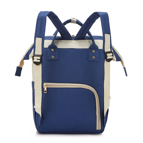 Cross-border new product mommy bag red rice and blue color with wet and dry separation mommy bag large capacity lightweight mother and baby bag wholesale