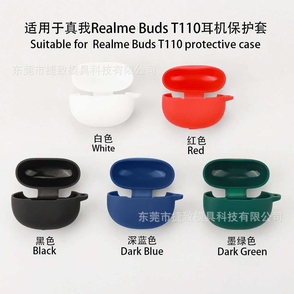 Совместимые наушники с защитным чехлом для зарядки, realme, T110, bluetooth