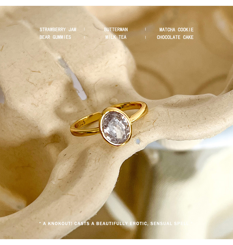 S sterling silver ultra sparkling zircon oval light luxury niche exquisite ring for women with a sense of luxury, love,_voghion.com