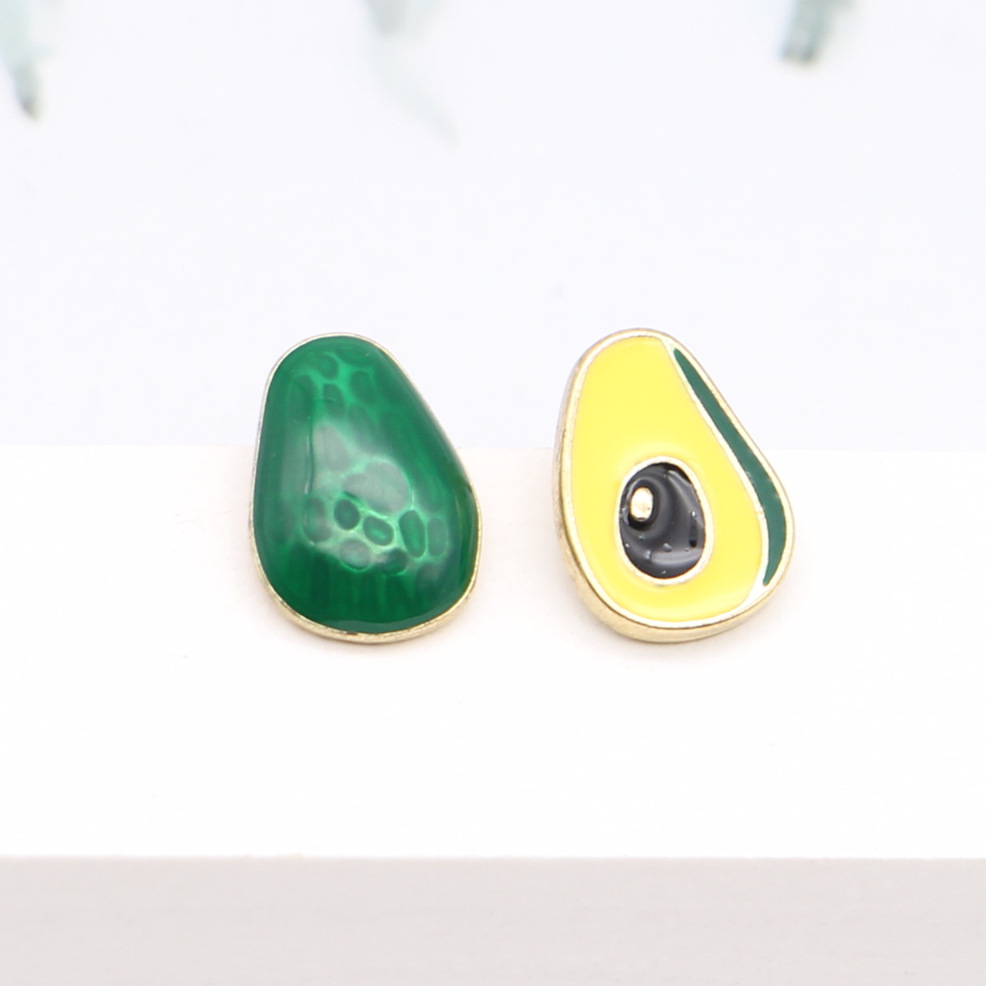 Style Simple Fruit Alliage Émail Boucles D'oreilles 1 Paire display picture 6