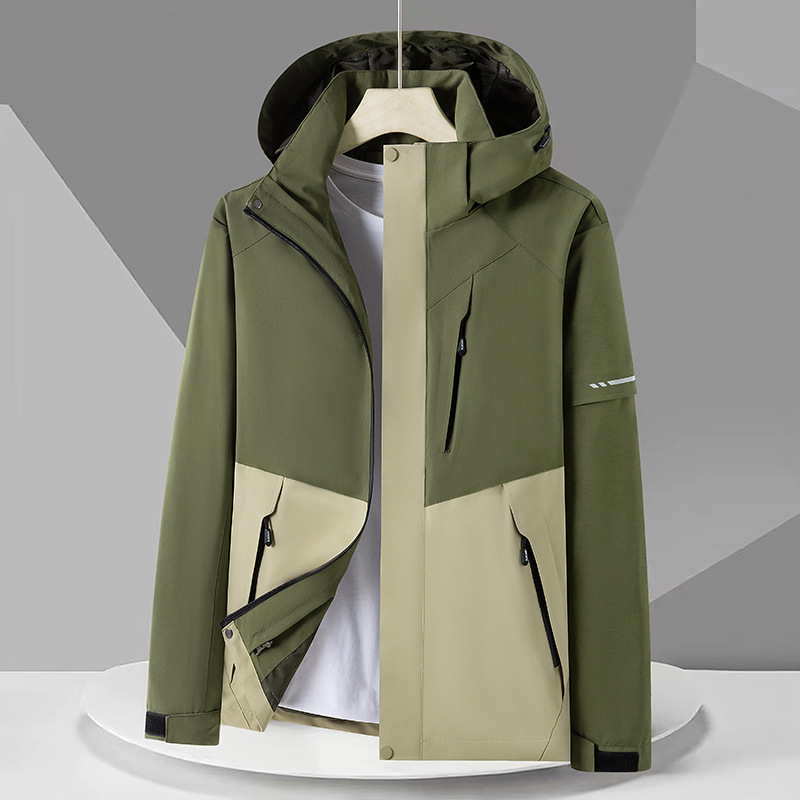 Trajes de asalto para hombres y mujeres 3 - en - 1 a prueba de salpicaduras 2025 nuevo tipo de chaqueta de terciopelo desmontable al aire libre abrigo de montaña