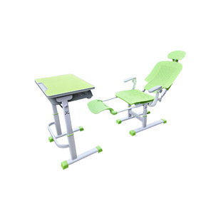 Manufacturer Wholesale New Lunch Break Desks and Chairs for Primary and Secondary School Students, Flat-Laying Multi-Level Adjustable Student Nap Desks and Chairs