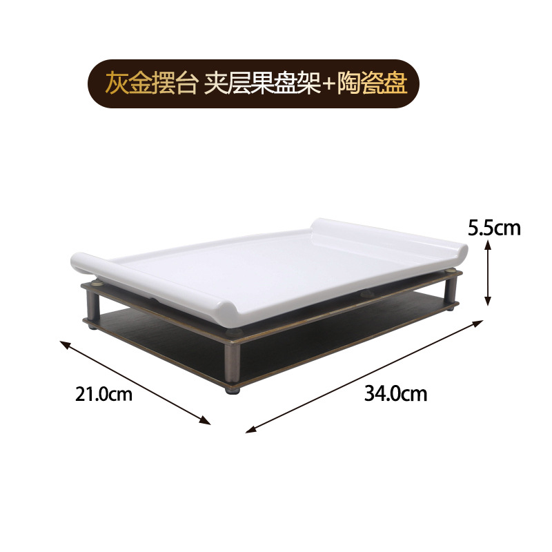 KTV plato de frutas, caja de bar, conjunto de plato de frutas de alta gama, discoteca, decoración de encimera de club de alta calidad.