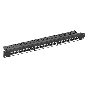 24-Port/48-Port Network Patch Panel Category 6 Patch Panel Category 5E Can Be Equipped with Module Network Empty Patch Panel