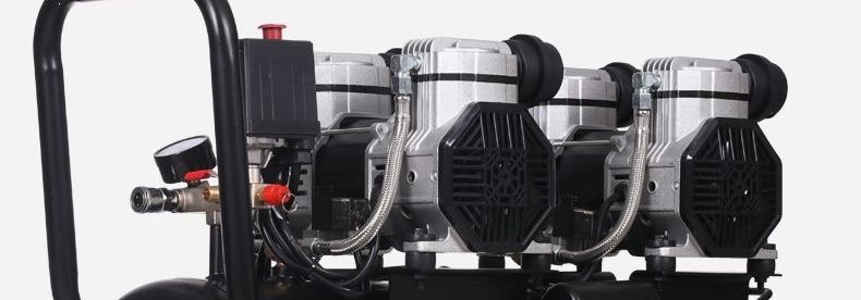 Small oil-free silent air compressor, high-pressure 220V, for home use, painting, woodworking, air compressor for foreign trade