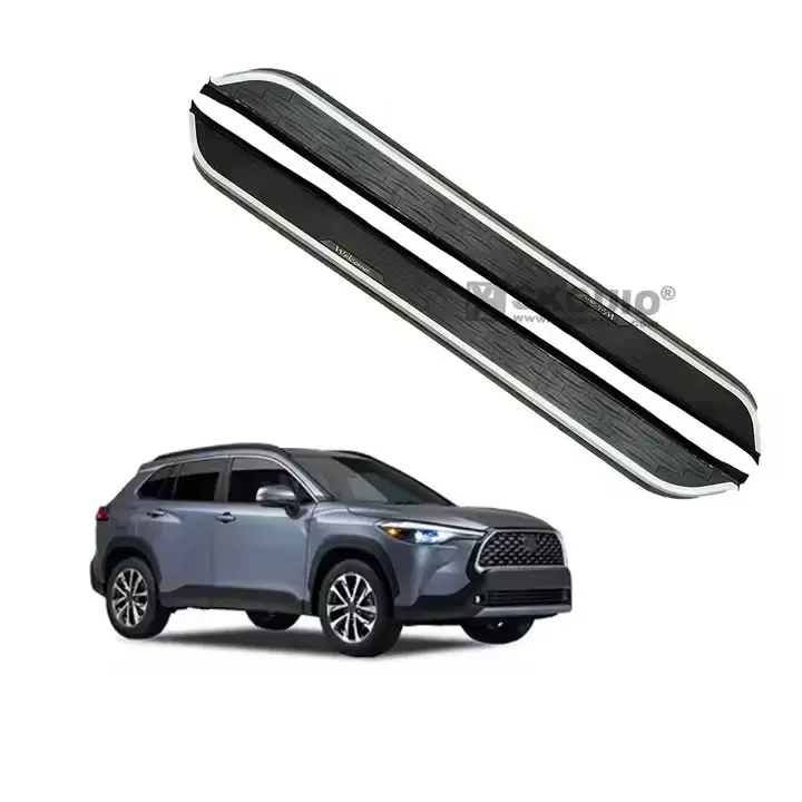 适用于丰田卡罗拉脚踏板汽车外侧踏板卡罗拉迎宾踏板铝合金踏板