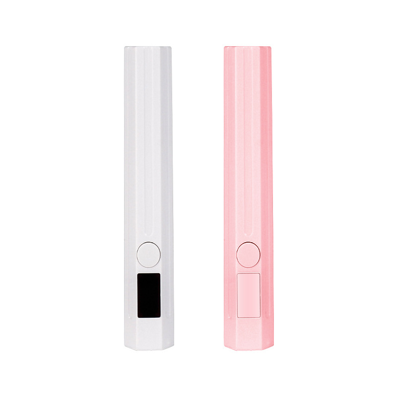Lámpara de uñas de una palabra Lámpara de horno portátil de almacenamiento de energía uv mini luz de luz de fototerapia de secado rápido con soporte