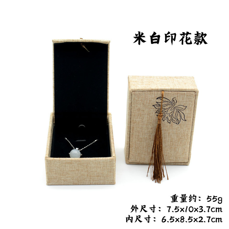 厂家直销复古高档流苏首饰盒珠宝包装玉器吊坠盒手链挂件吊坠盒礼|undefined