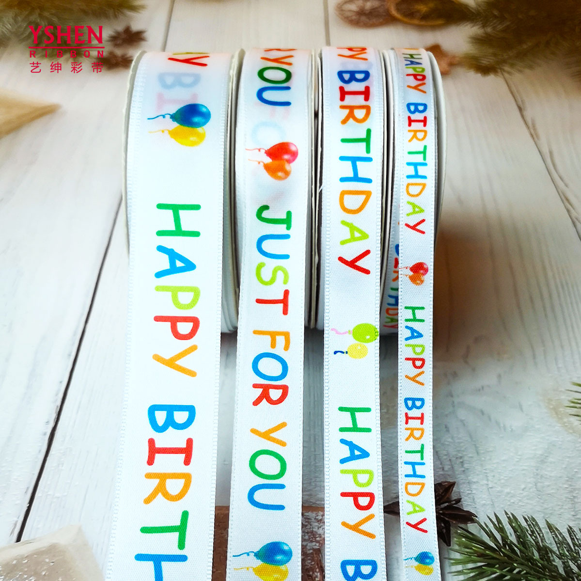 Children's Birthday Ribbon Birthday Cake Tie Gift Box Ribbon Flower Cake Box Ribbon Accompanying Gift Graduation Ceremony
