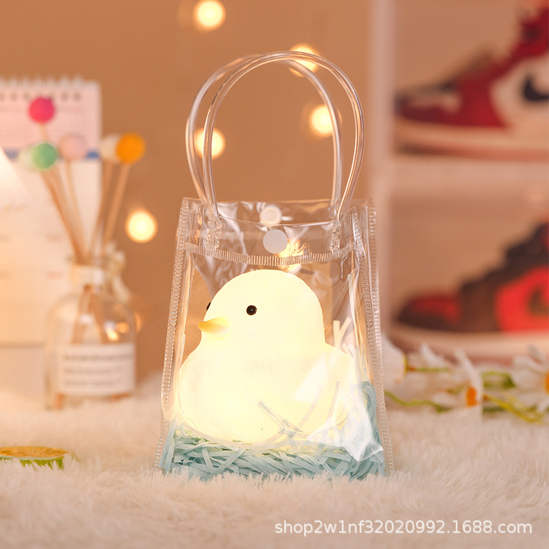 Venta directa de fábrica de luz de la noche del conejo celebridad en línea puesto de mercado nocturno suministro al por mayor juguetes luminosos niños dormitorio lámpara de noche