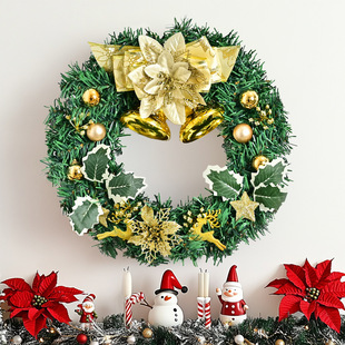 New Hot Selling Golden Bell Christmas Ball Exquisite Christmas Home Decoration Hanging Living Room Window Pendant Arrangement