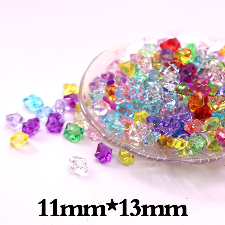Color ice children's toys gem wholesale diy handmade accessories jewelry doll machine mini blind box crushed ice