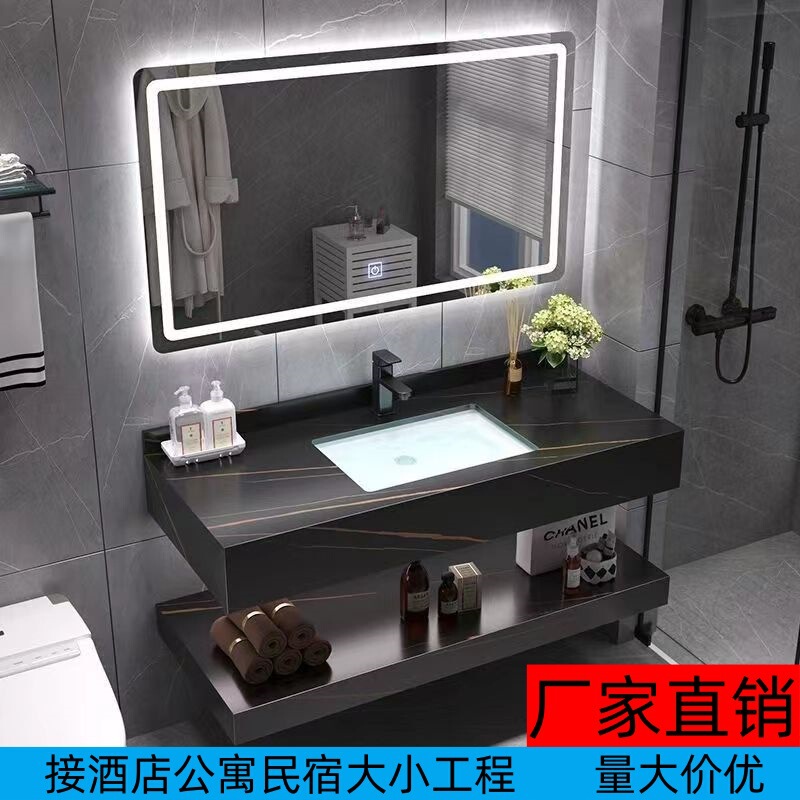 Modern Slate Double-Layer Wash Basin Hotel B&B Apartment Workwear Home Decoration Bathroom Washbasin Wash Basin Project