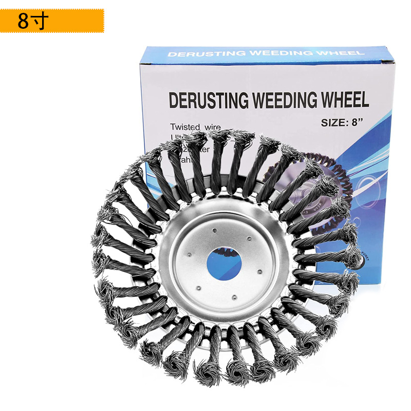 Jardín cortacésped de seda de nylon tipo tazón equipo de cepillo mecánico 8 pulgadas cabeza de escarda 200 accesorios de cortacésped