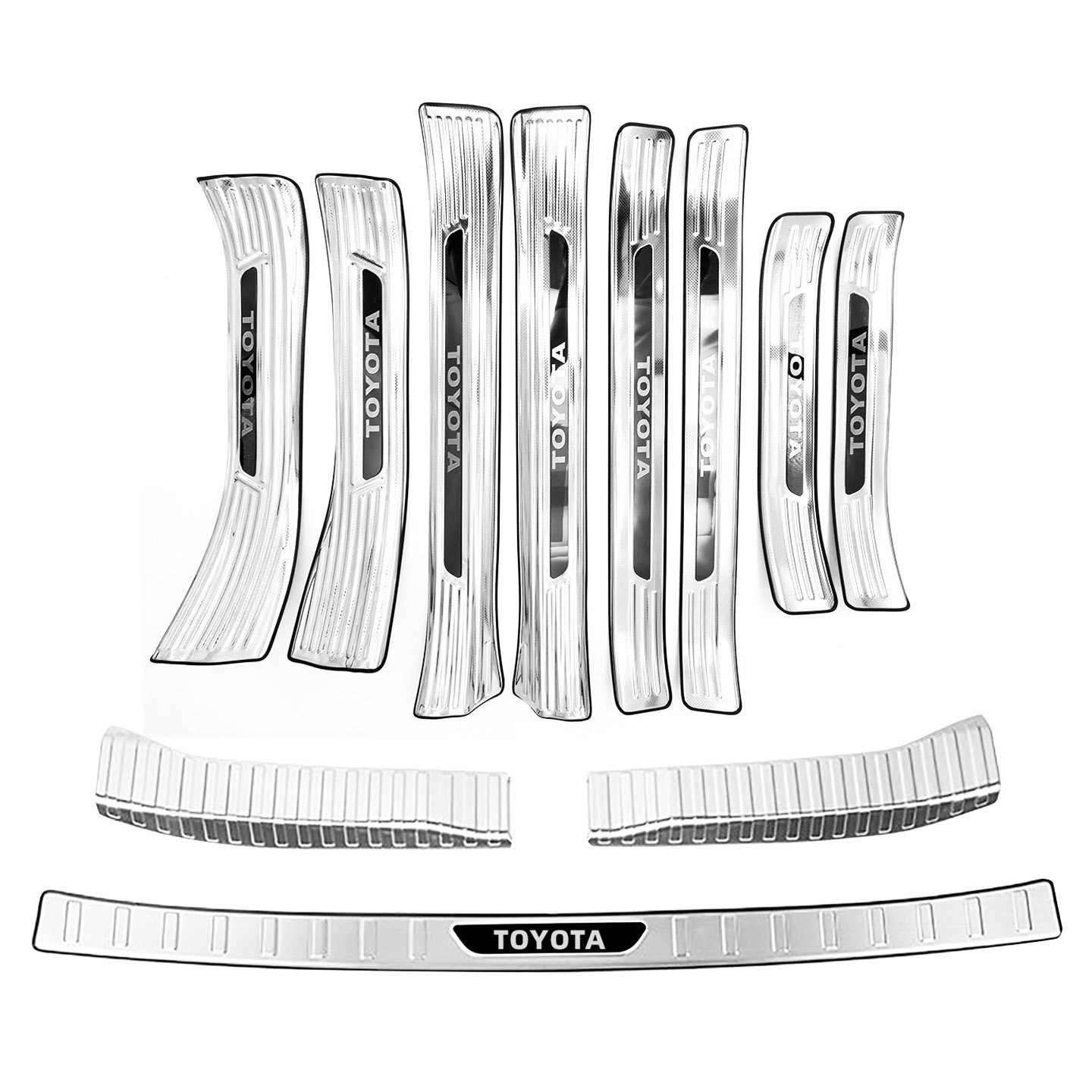 Suitable for 2026 Toyota Rav4 Door Sill Strips, Welcome Pedals, Wildlander Rear Guard Plate, Interior Modification Accessories