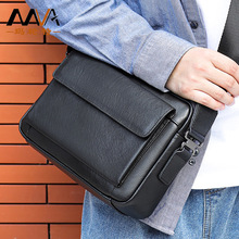 斜挎包男真皮休闲小挎包韩版潮男包高级感头层牛皮男士包包单肩包