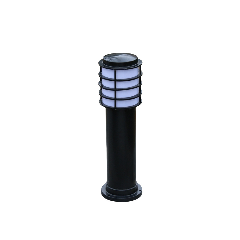 Sombrero de paja impermeable al aire libre, lámpara de césped LED, lámpara de césped de aluminio, lámpara de plaza, vista de jardín de villa de patio, lámpara de piso