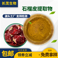 石榴皮提取物30:1 水溶石榴皮粉 石榴皮多酚 鞣花酸 石榴果皮提取