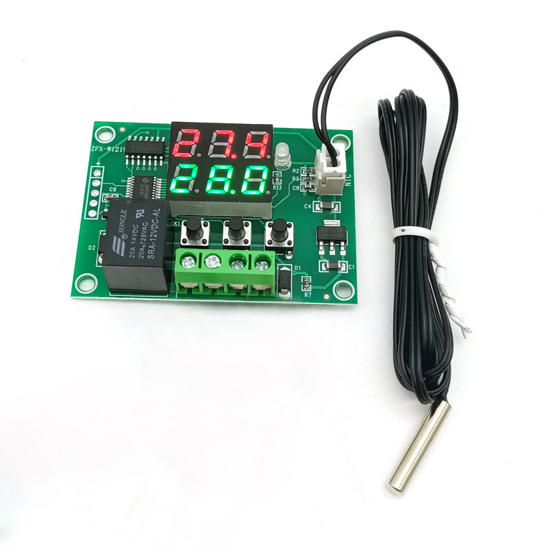 W1219 dual display digital thermostat high precision temperature control switch precision 0.1 intelligent digital temperature controller W1219 dual display digital thermostat high precision temperature control switch precision 0.1 intelligent digital temperature controller