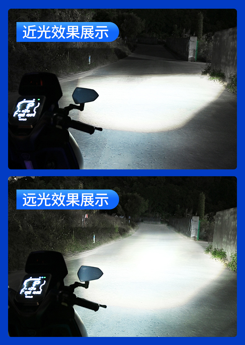 Motorcycle LED Headlight 12V-80V