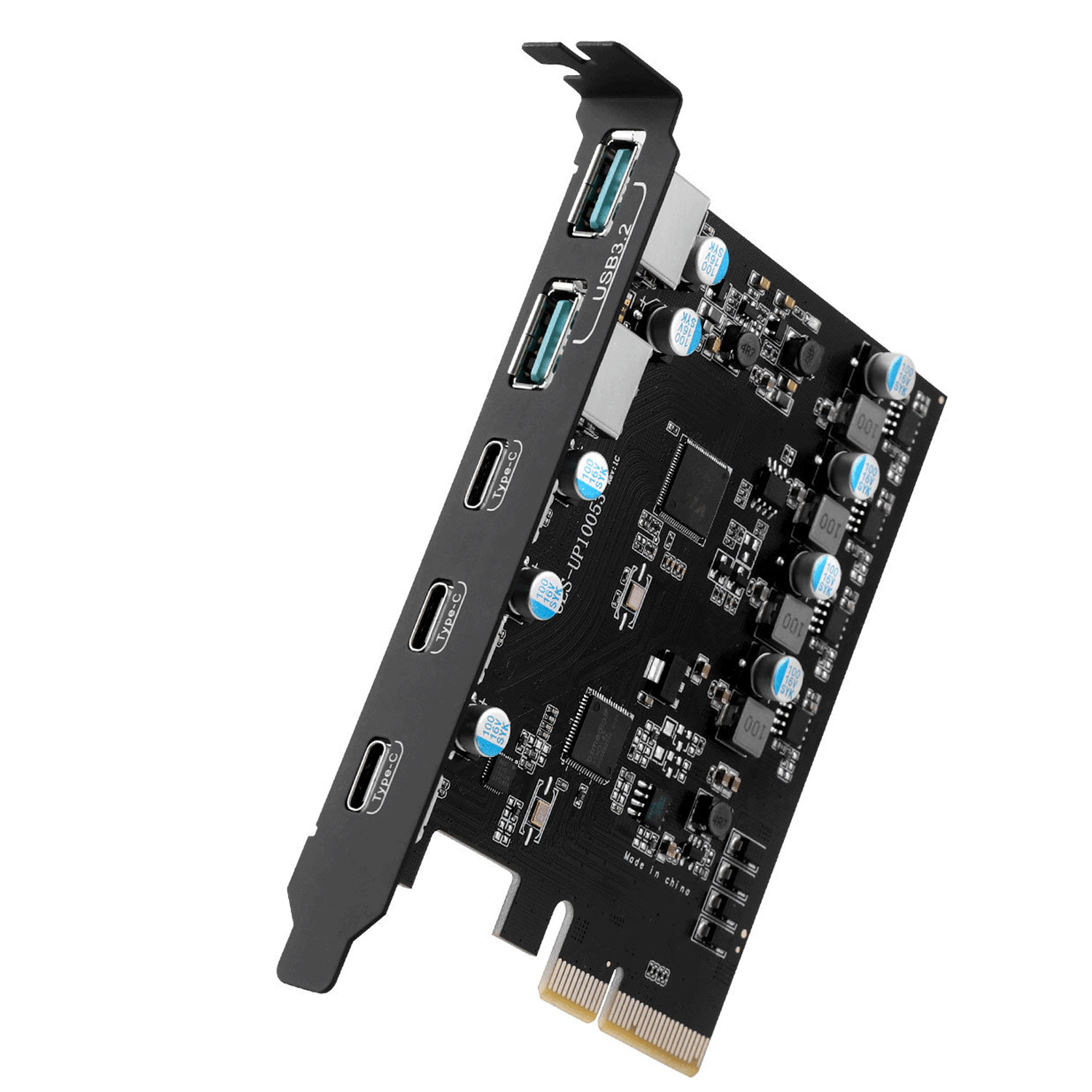 Tarjeta de expansión Type-C puntual del fabricante USB3.2 sin controlador Tarjeta adaptadora de computadora de escritorio Tarjeta gráfica de computadora de 20Gbps