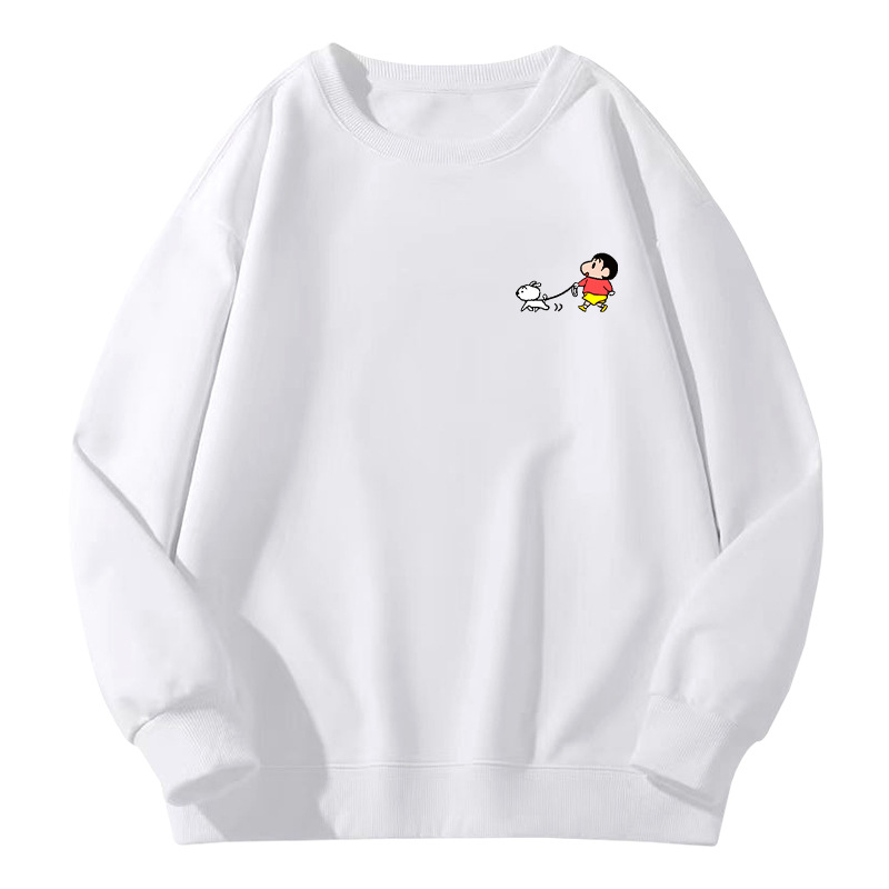 Suéter masculino primavera y otoño cuello redondo chaqueta de manga larga marca de moda americana impresión deportiva juvenil chaqueta pesada
