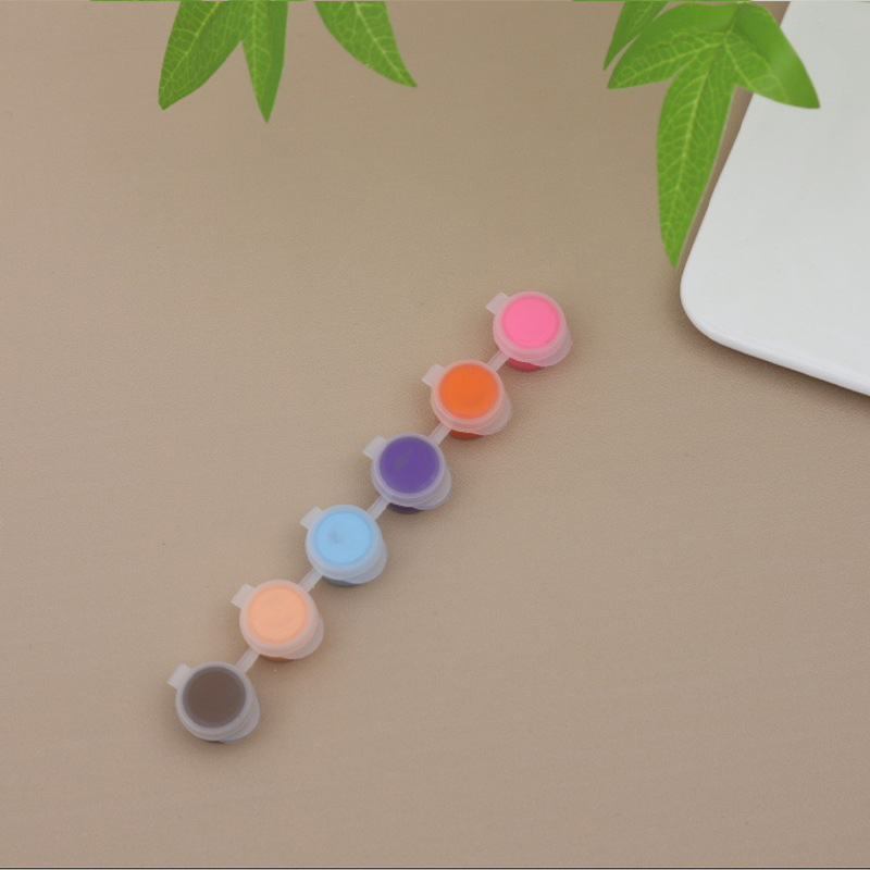 Pintura Acrílica Infantil de 12 Colores Set de 6