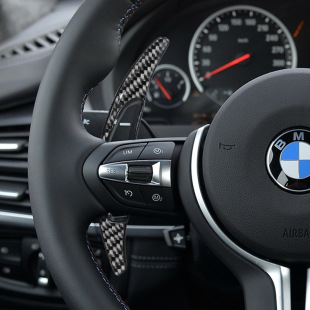 Suitable for BMW M2M3M4M5M6 series X1X2X3X4X5X6X7 interior parts carbon fiber steering wheel shift paddles