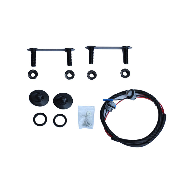 Aplicable a Ford 2004 - 2005 F - 150 parachoques traseros originales negros sin agujeros
