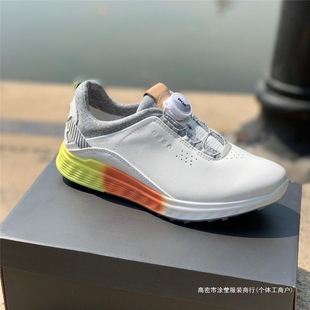 2025 New Women's Shoes Trendy Genuine Leather Golf Shoes Boa Knob Outdoor Casual Sports Shoes Comfortable and Simple for Walking