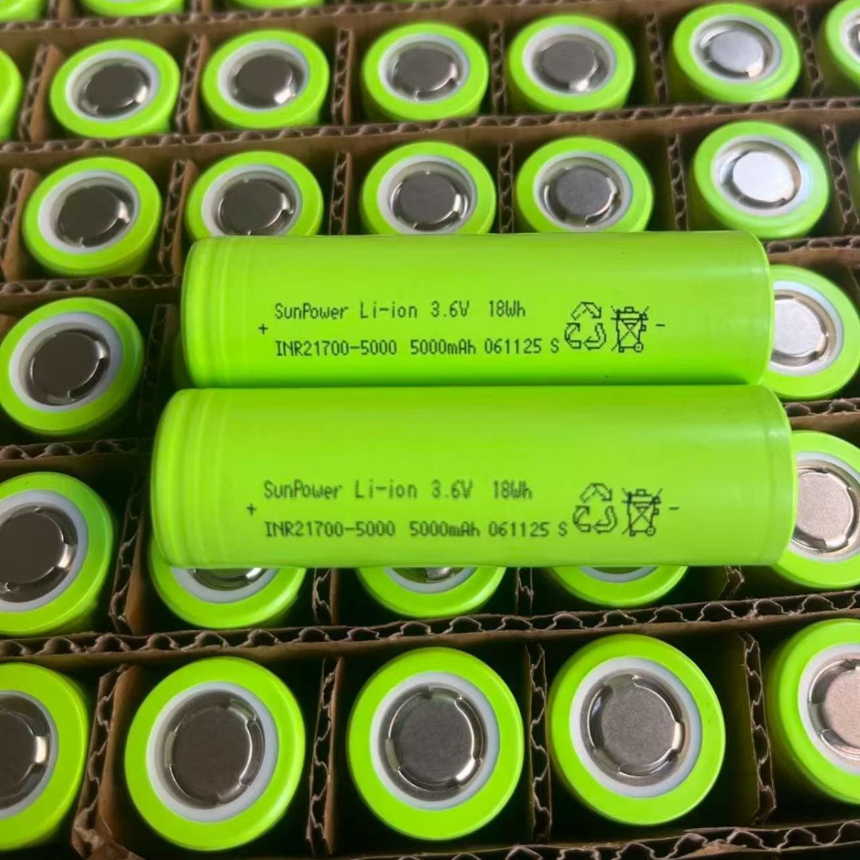 21700 Litium Batareya 5000 mAh 3C enerji saxlama elementi
