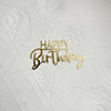 Cross -border INS Wind Birthday Happy Cake side Ak clan decoration birthday happy acrylic butterfly cake