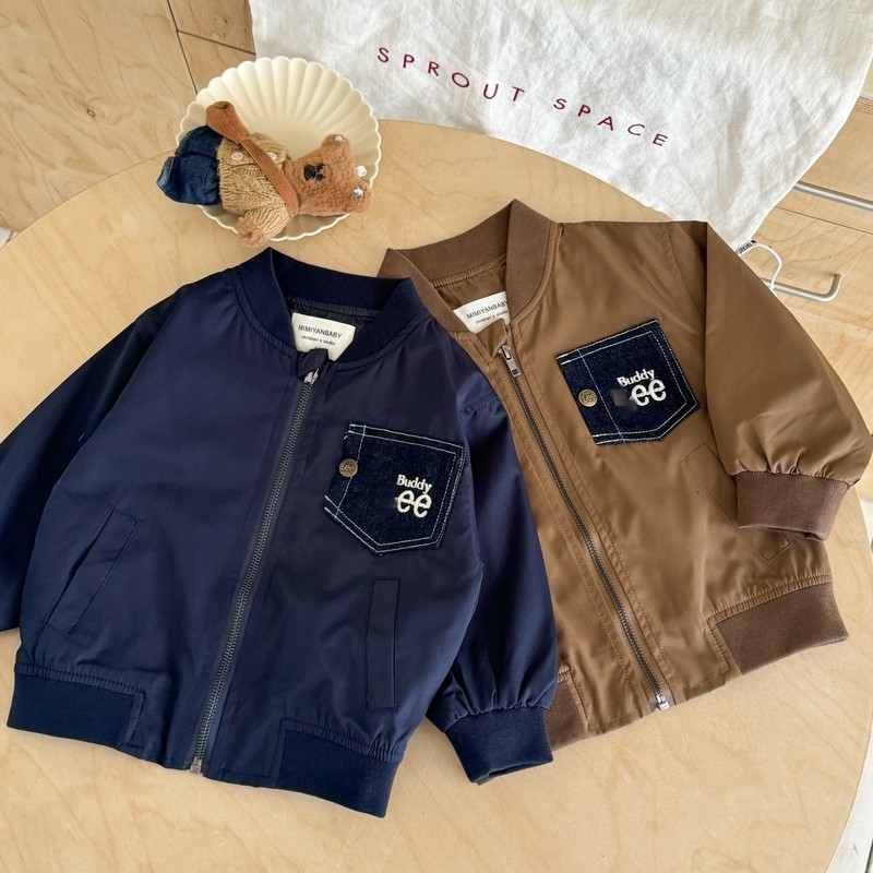 儿童外套25秋季男童日系潮牌夹克衫宝宝中小童宽松棒球服外套跨境|undefined