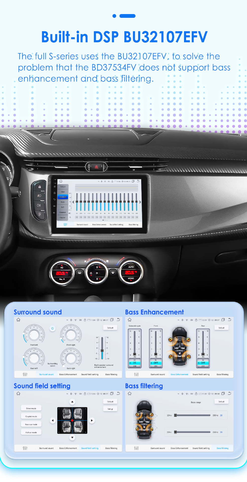 9 inch is suitable for 15-18 Alfa Romeo Giulietta navigation car GPS central control large screen all-in-one machine