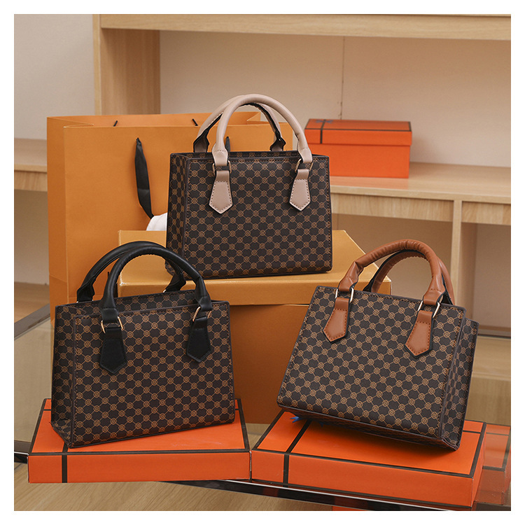 Retro Printed Tote Bag For Women Elegant Versatile Shoulder Bag_voghion.com