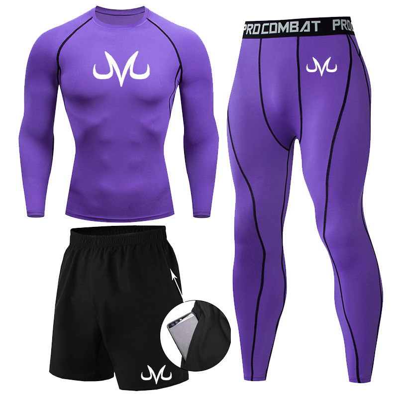 Women's Clothing Men's Animation Sportswear Set Tights Fitness Shorts Base Layer Quick Drying Running Track And Field Training High Elasticity_ecoleips.com