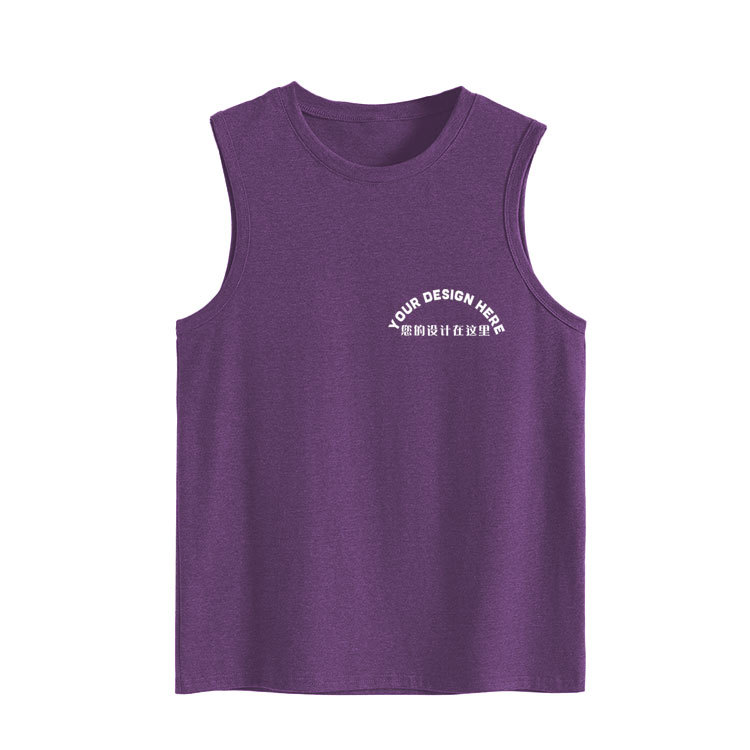 2802 - Purple Vest - Front Chest