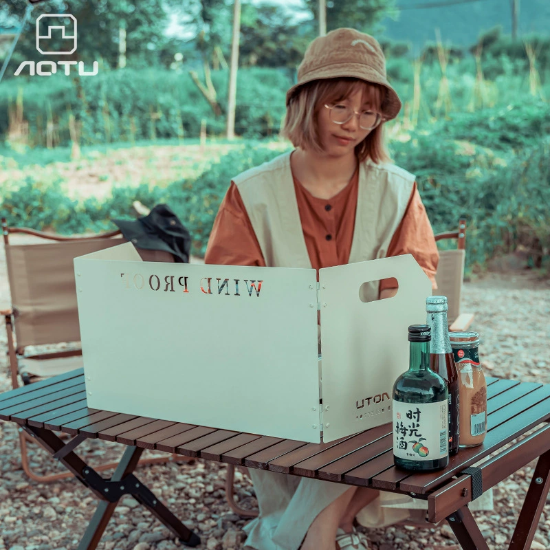 Ветрозащитный экран для улицы, утолщенный, складной, портативный, большой, с теплоаккумулирующей панелью, для уличных кассетных и походных плит